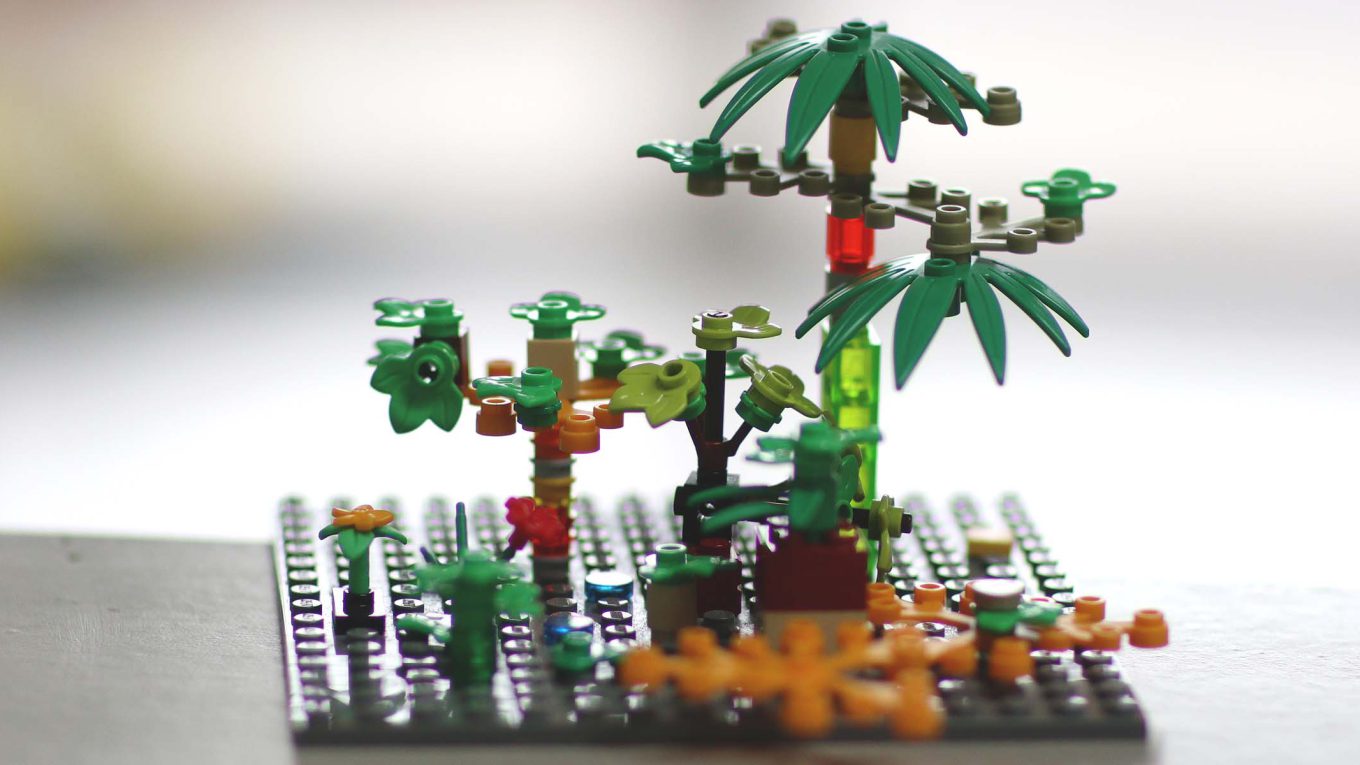 Pflanzen aus Lego