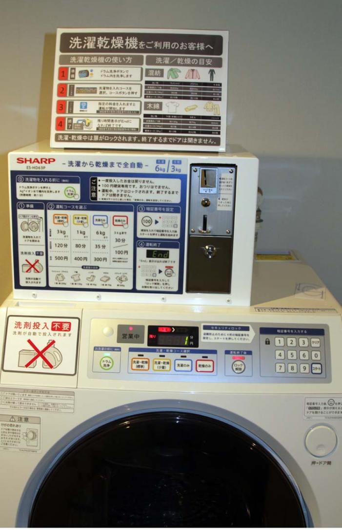 Waschmaschine mit kryptischer Anleitung